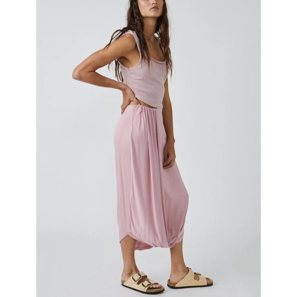FREE PEOPLE Daphne Skirt rose